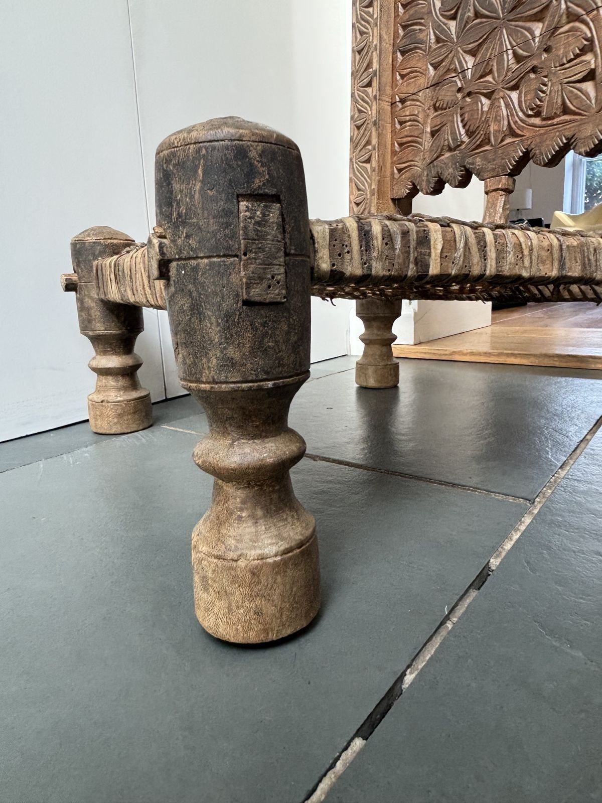 Beautiful Traditional Carved Wooden Chair Swat Valley photo furniture