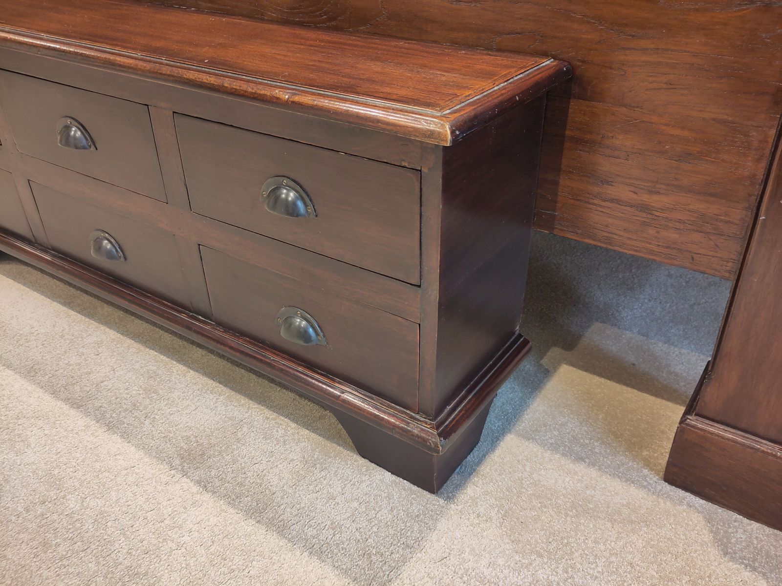 Hardwood Apothecary Style Bank Of Drawers photo Furniture
