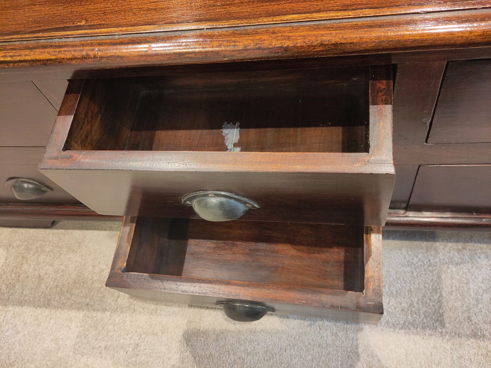 Hardwood Apothecary Style Bank Of Drawers photo buy
