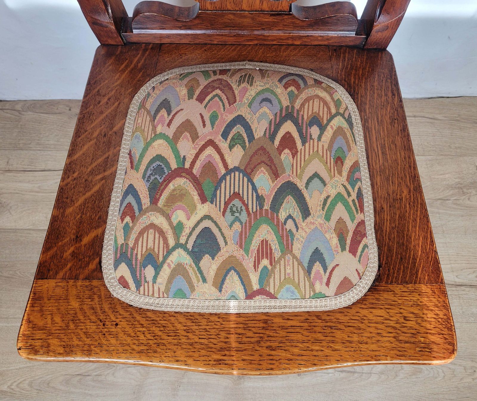 Pair Of Chairs Arts And Crafts Bedroom 1940s Upholstered photo buy