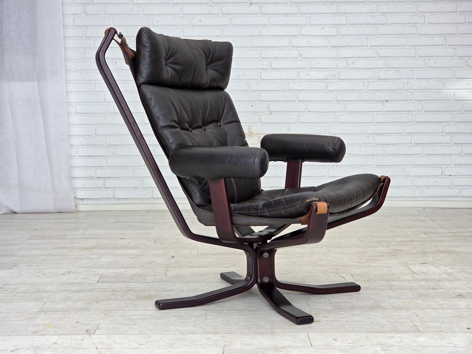 1970s, Norwegian Design By Sigurd Ressel, Lounge Chair Model "Falcon". photo furniture
