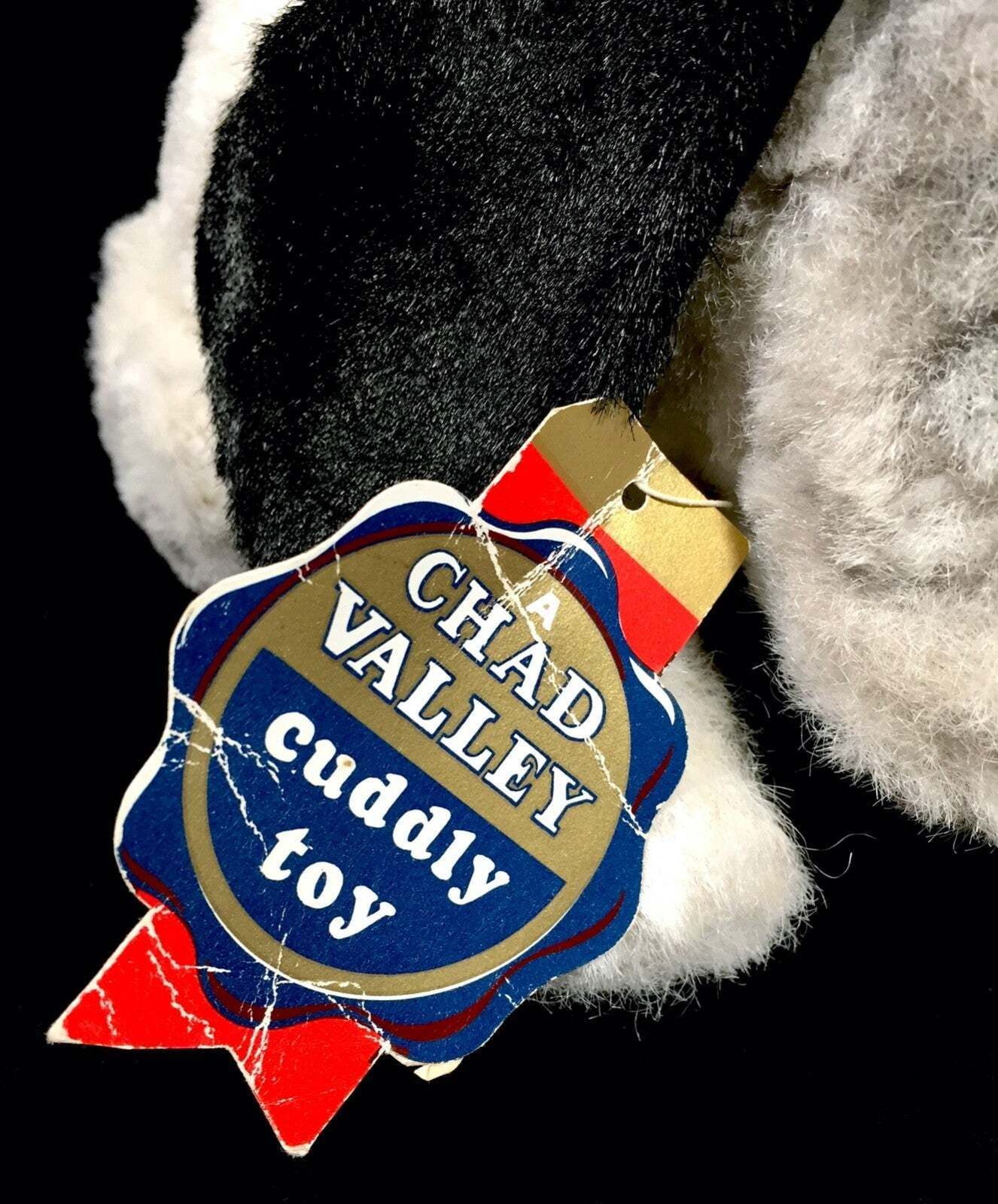 Antique Advertising Chad Valley Spratt's Cuddly Dog Toy & Food Bag Cushions photo vinterior