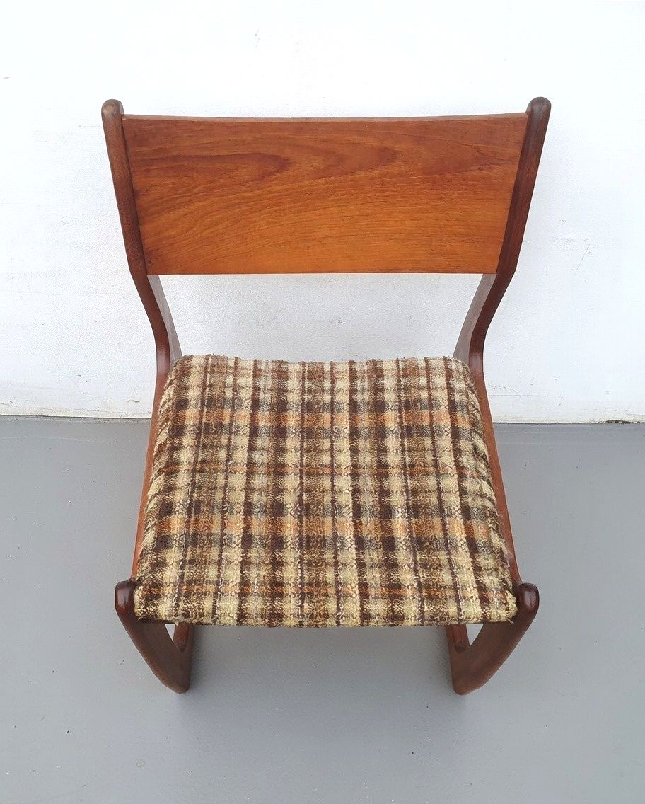 Set Of Four Mid Century Modern  "Danish Range" Teak Chairs By Portwood photo buy