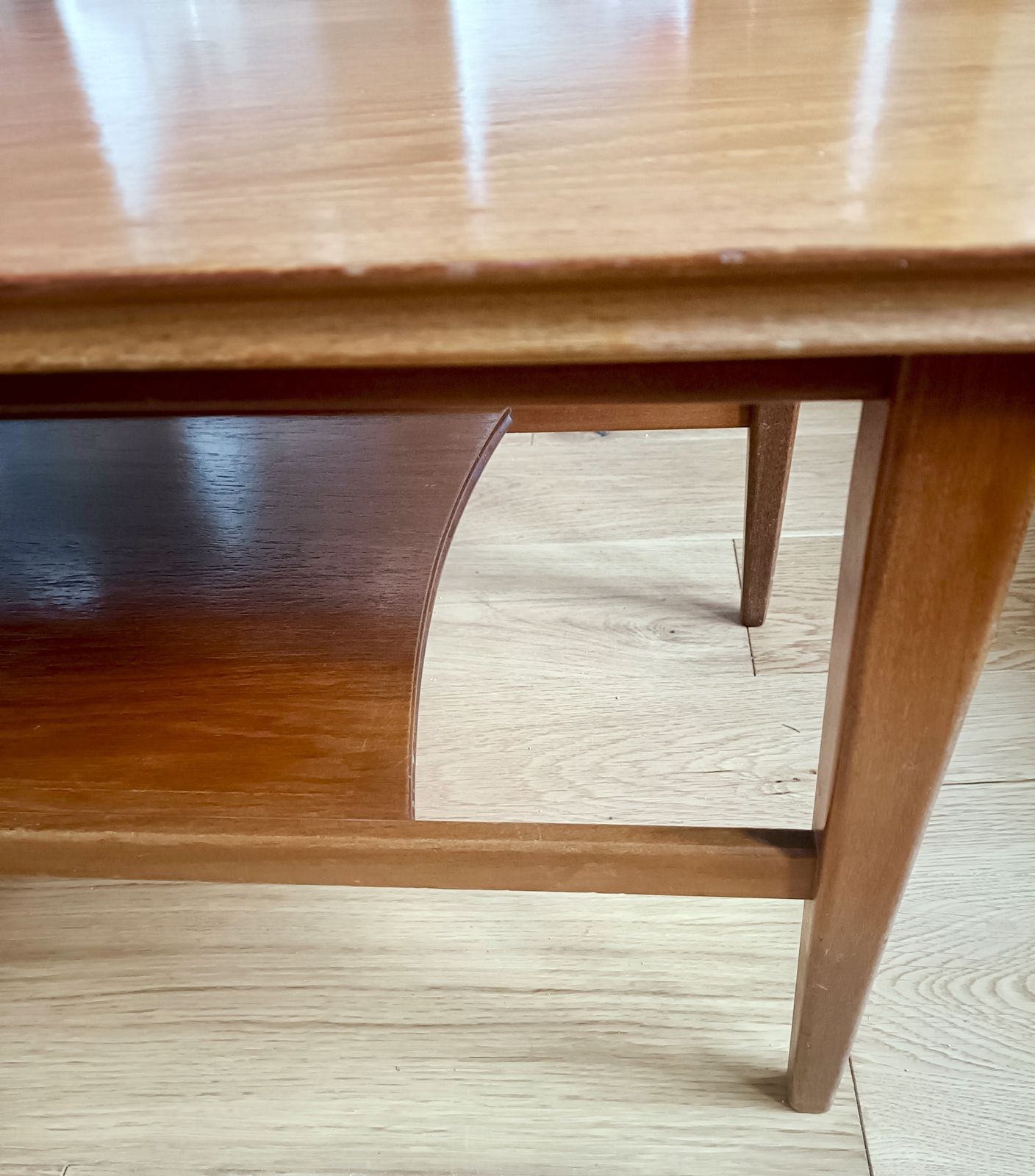 Mid Century Modern Richard Hornby "Longjohn" Coffee Table In Solid Afromosia For Fyne Ladye photo buy