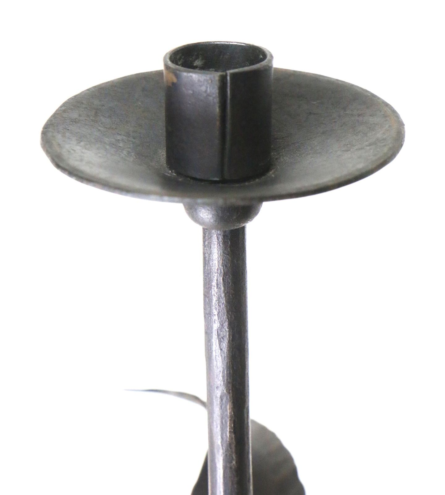 A Unique & Large Wrought Iron Sculptural Candlestick Featuring A Bird And Hands Freedom Beautifully Made photo for sale