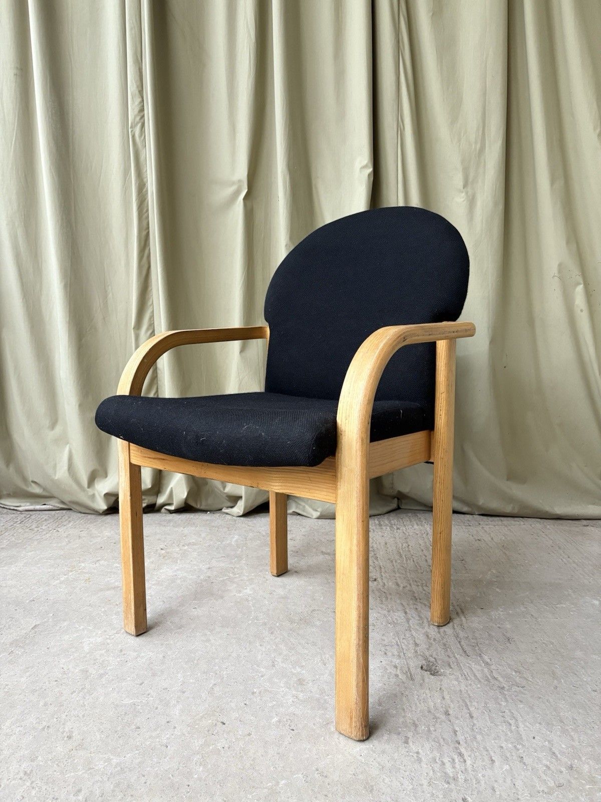 Vtg Late Mid Century Bentwood Chair Side Armchair Danish Scandi Retro R1064 photo buy