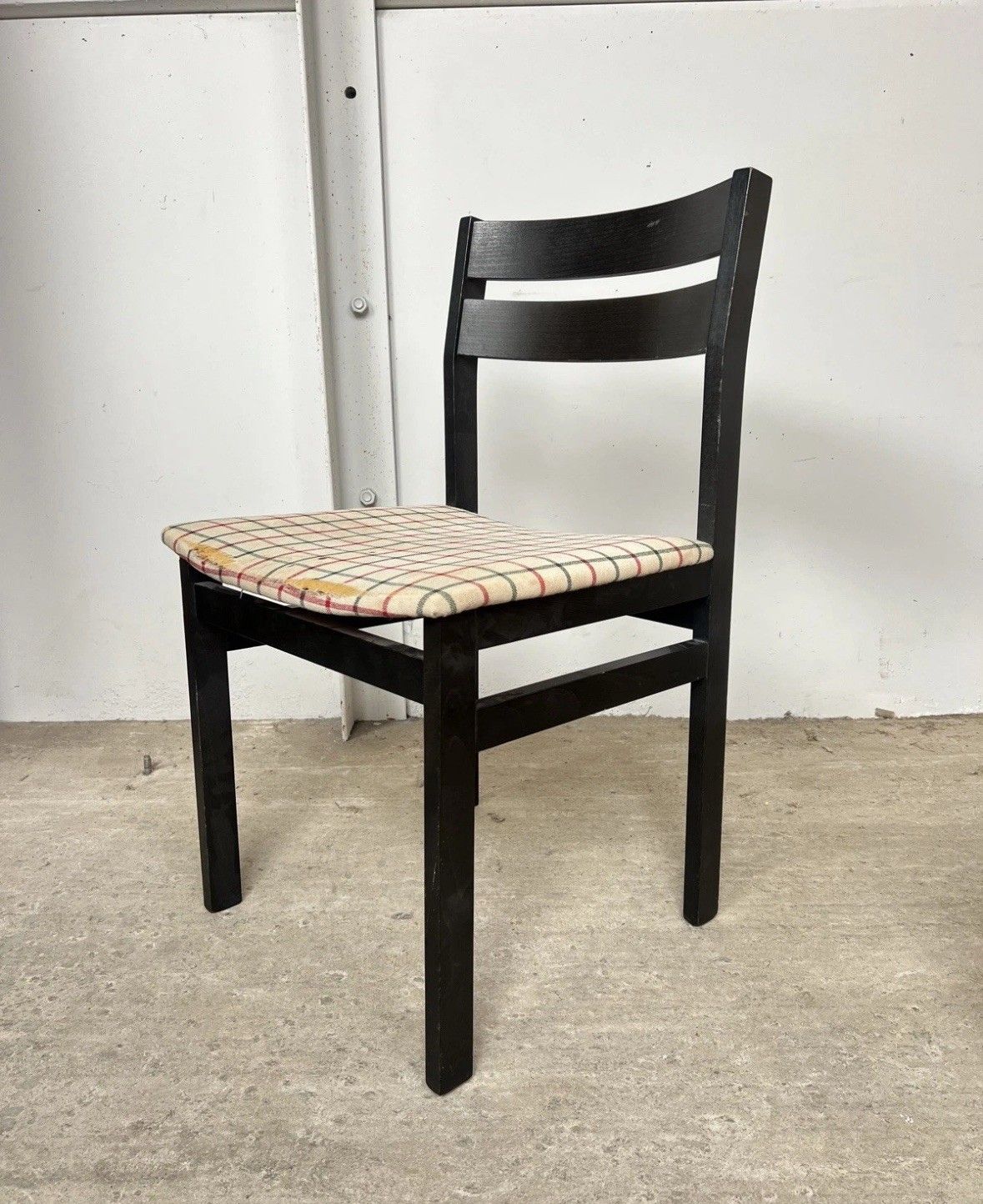Vtg Mid Century Side Desk Dining Chair Danish Scandi Retro R1065
