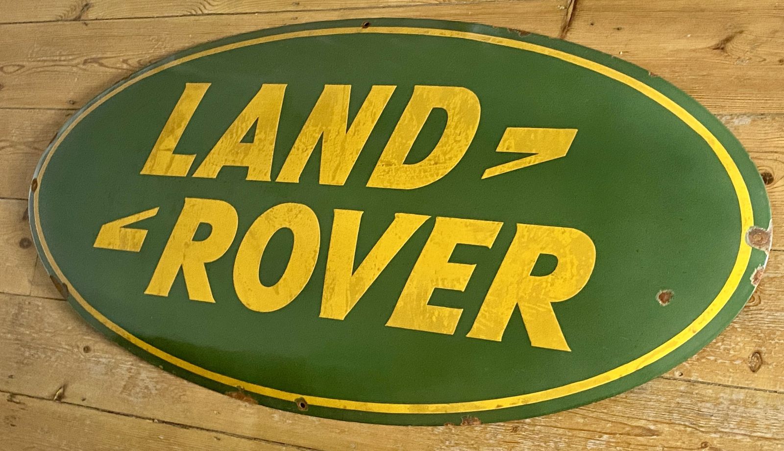Rare Land Rover Showroom Dealership Metal Advertising Sign Lr Land Rover Landrover Sytner Car Auto Octa 130 110 90 Four Wheel Drive Bowler Rally Art photo furniture