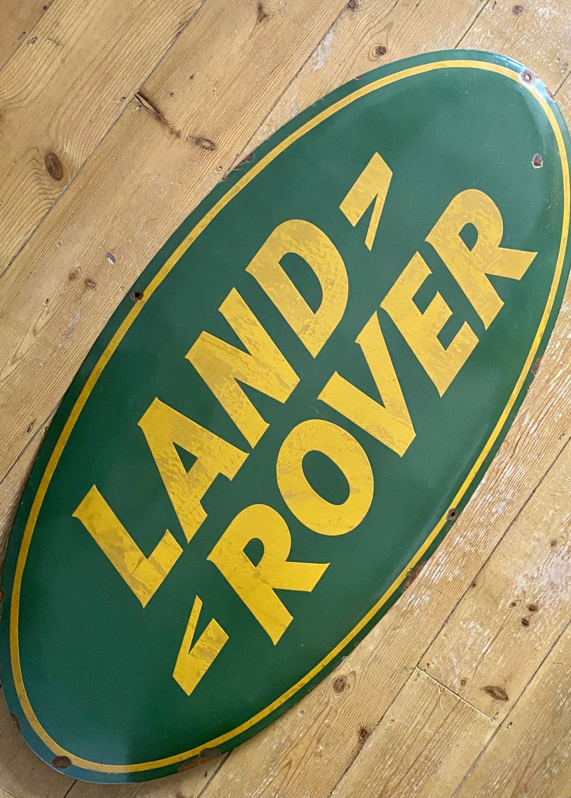 Rare Land Rover Showroom Dealership Metal Advertising Sign Lr Land Rover Landrover Sytner Car Auto Octa 130 110 90 Four Wheel Drive Bowler Rally Art photo vintage