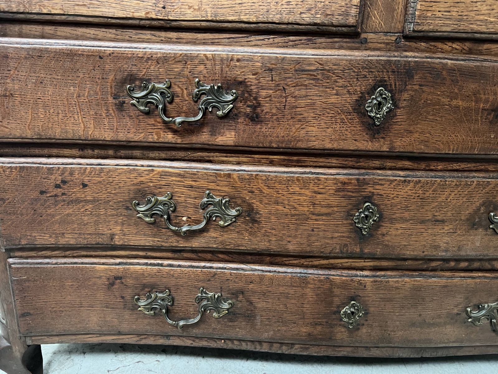 Louis XX Style Chest Of Drawers In Solid Oak From The 18th Century photo for sale