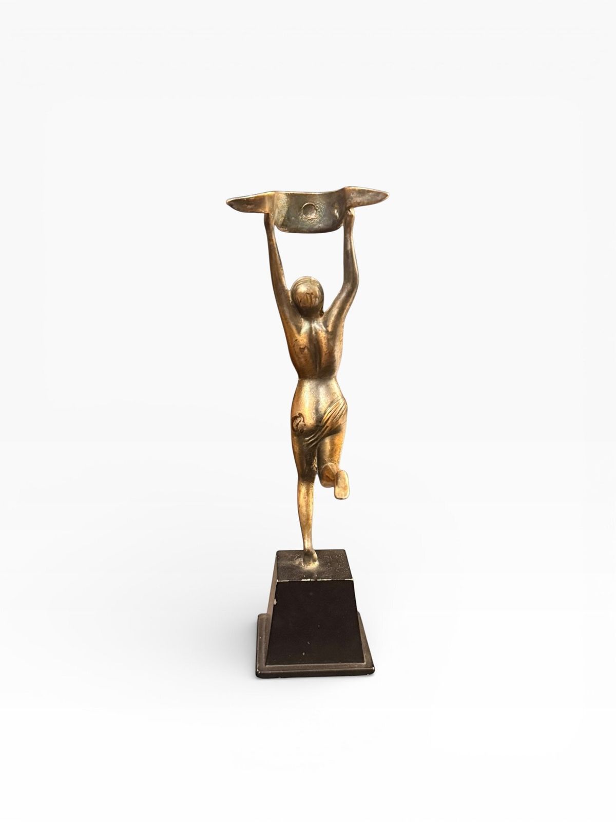 Ricard Anisette Advertising Figure – French Cast Metal Statuette C.1950s photo for sale