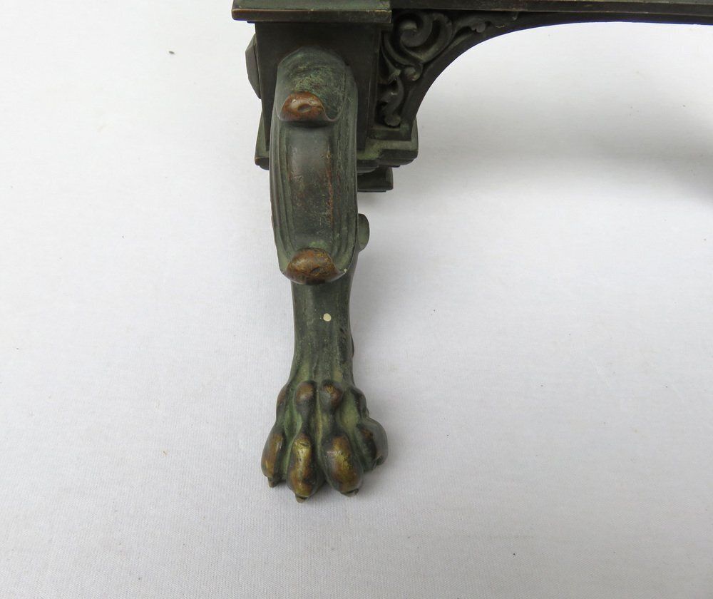 photo buy Historicist Bronze Andirons, 19th Century, Set Of 2