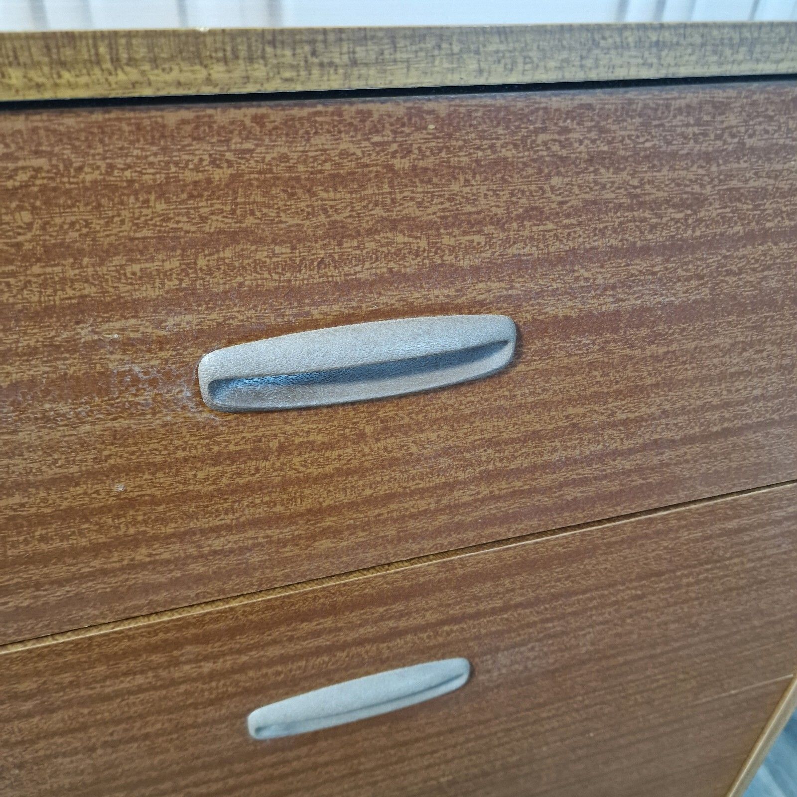 photo furniture Retro Chest Of Drawers Vintage Mid Century Modern Wood Effect Teak? Mcm
