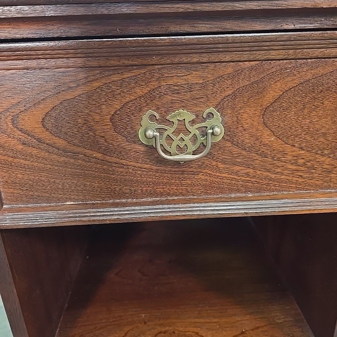 Furniture Antique Georgian Style Cabinets Pair Bedside Cupboard Tables Night Stands photo