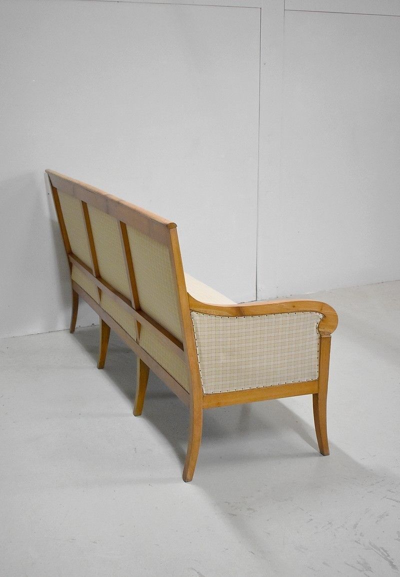 Long Directoire / Restoration Bench , 19th photo Furniture