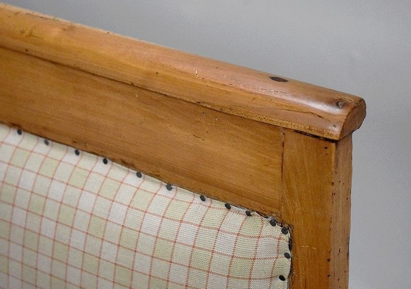 Long Directoire / Restoration Bench , 19th photo vinterior
