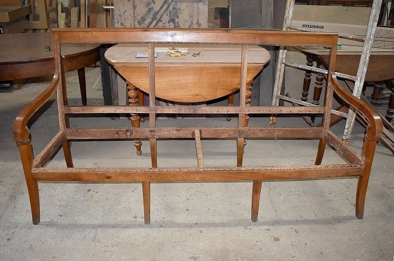 photo vinterior Long Directoire / Restoration Bench , 19th