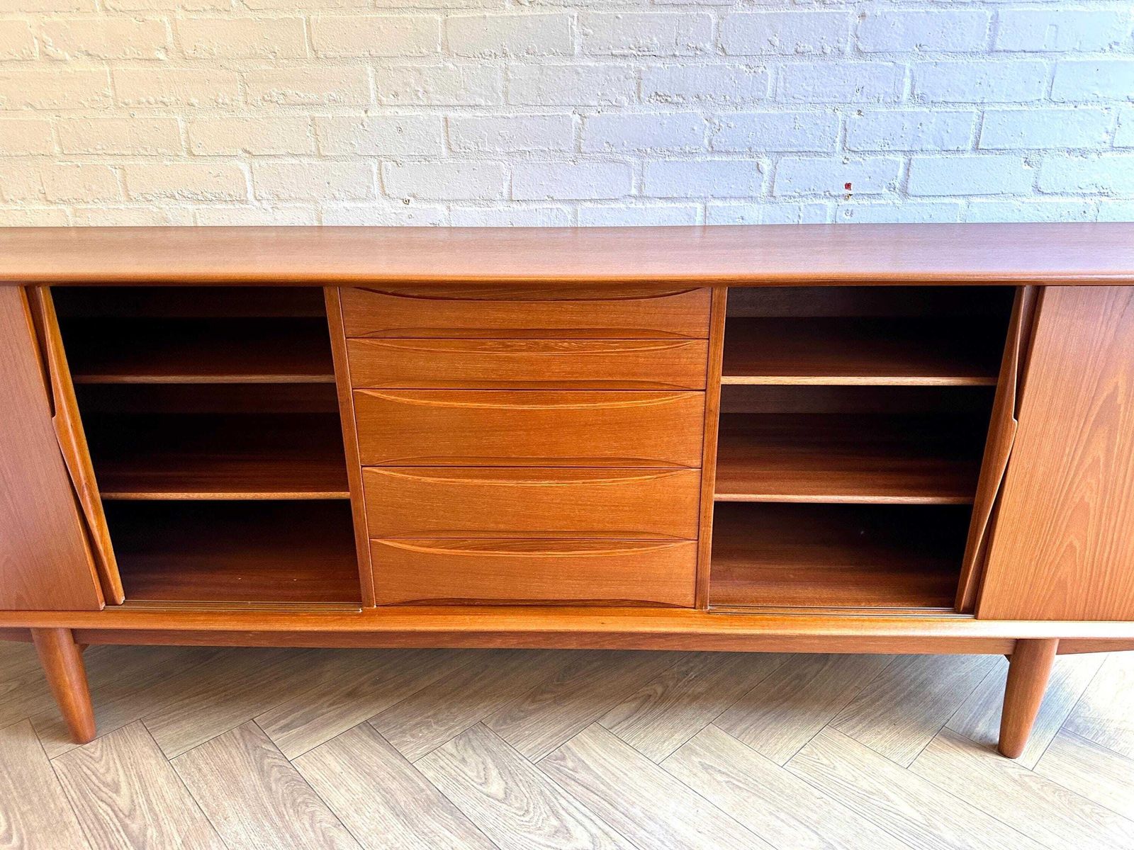 photo buy Arne Vodder Teak Sideboard Credenza Model 7738 Mid Century Vintage 1960s Skovby