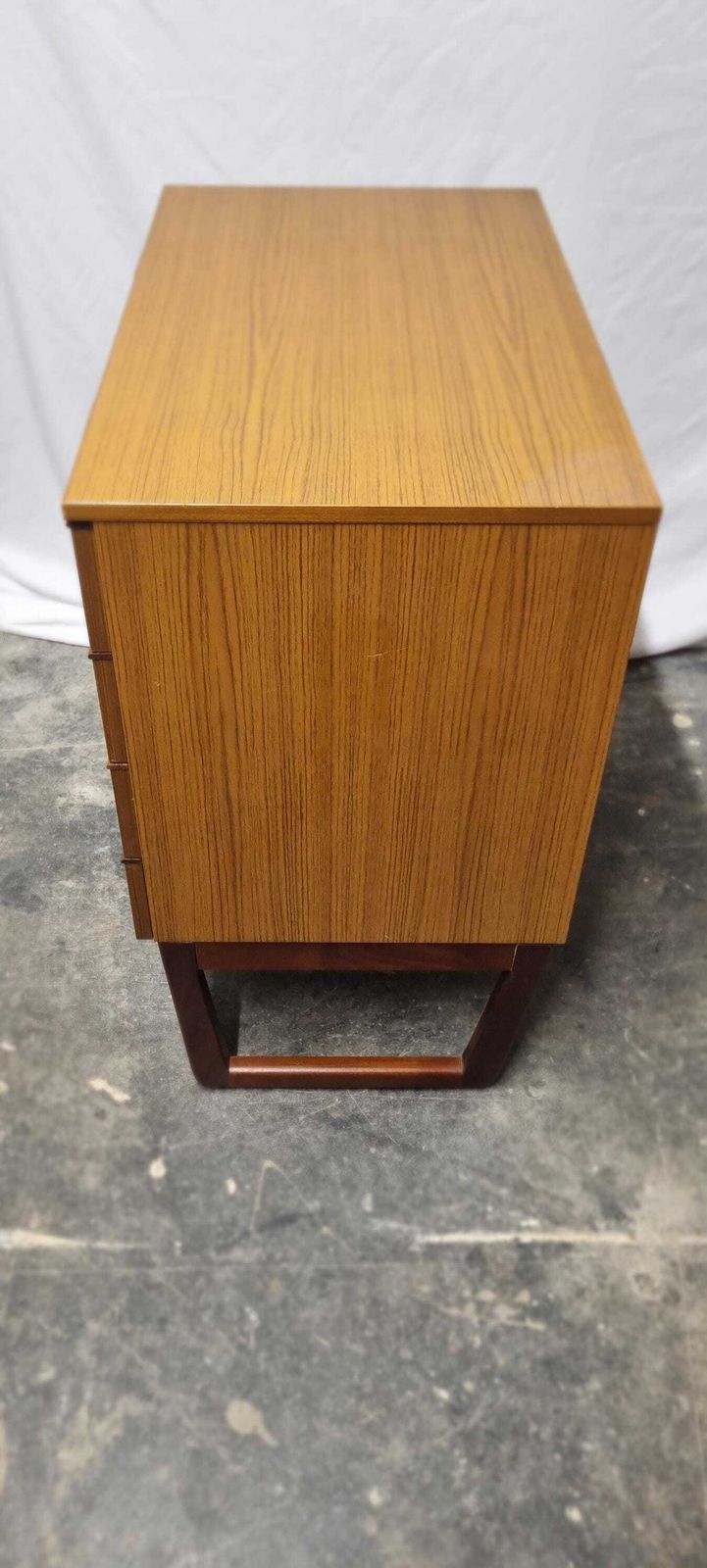 Furniture Pair Of Europa Mid Century Modern Chest Of Drawers. photo