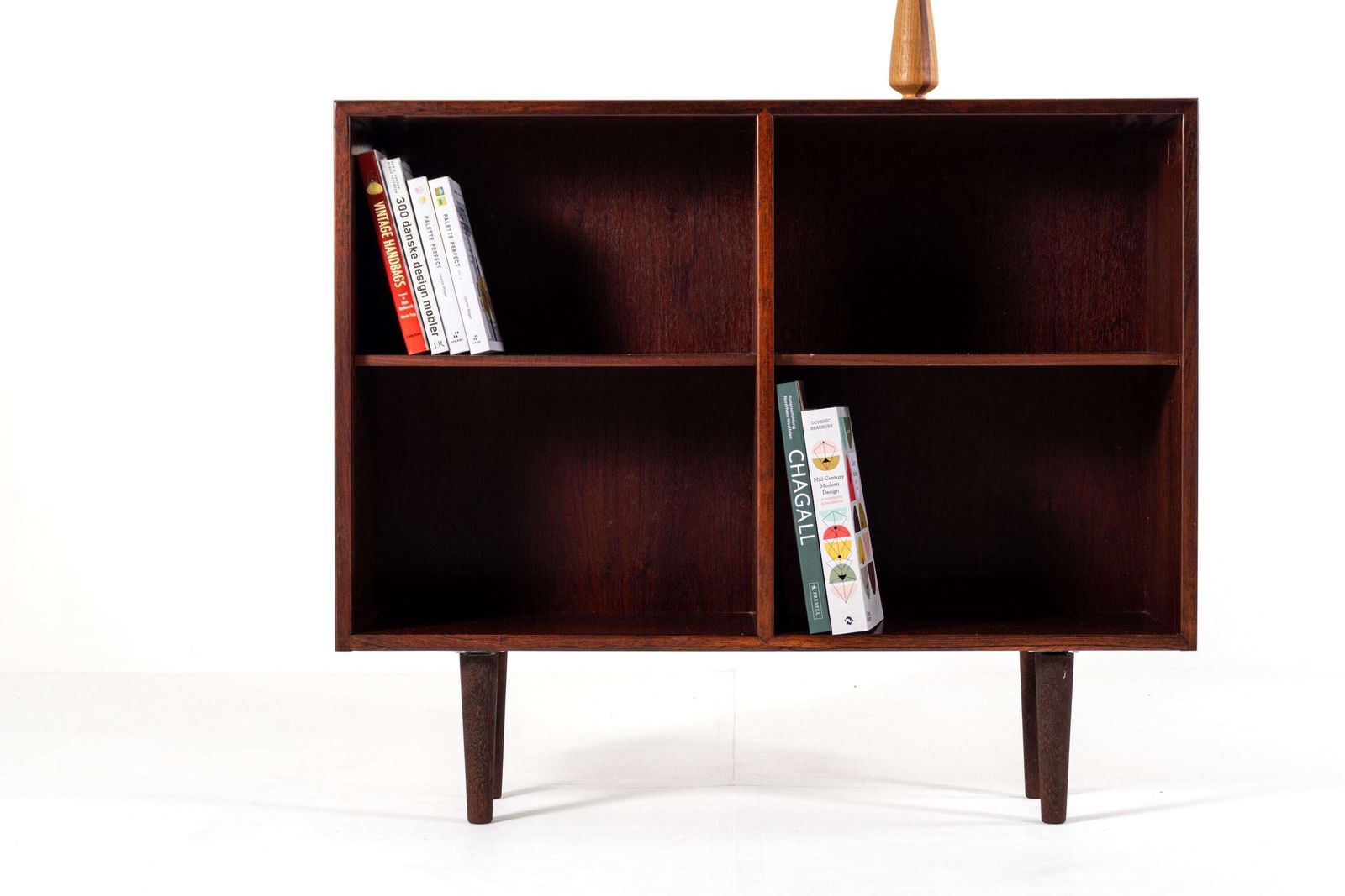 Danish Mid Century Rosewood Bookcase / Open Cabinet 1960s photo for sale