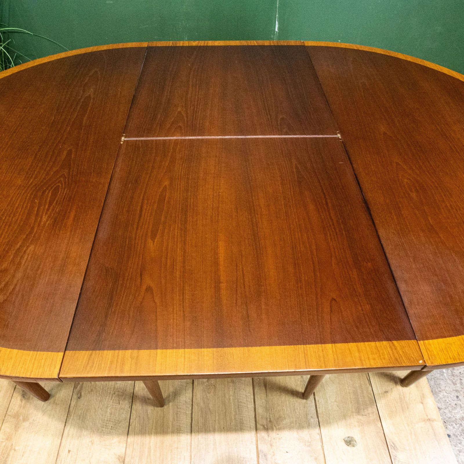 photo for sale Frem Rolje Roundette Crossbanded Teak Dining Table & 4 Chairs