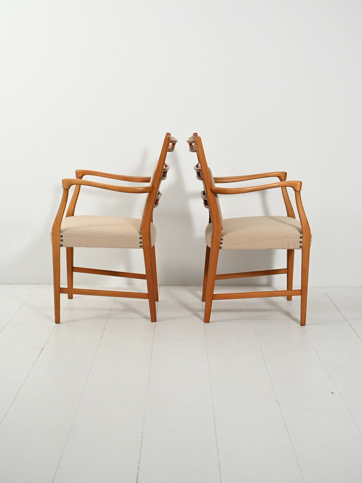 Pair Of “Futura” Chairs By David Rosén In Teak photo buy