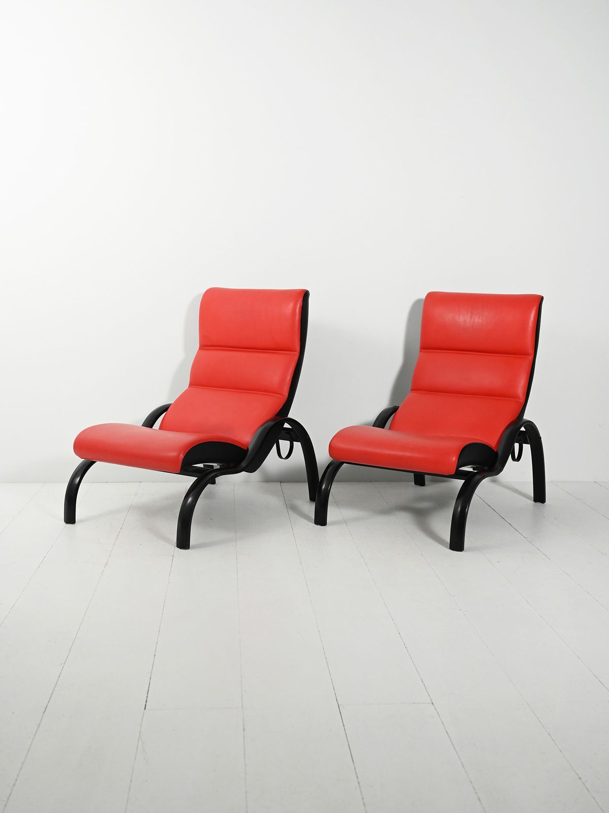 Pair Of “Klovni” Armchairs By Markku Pakkanen photo for sale