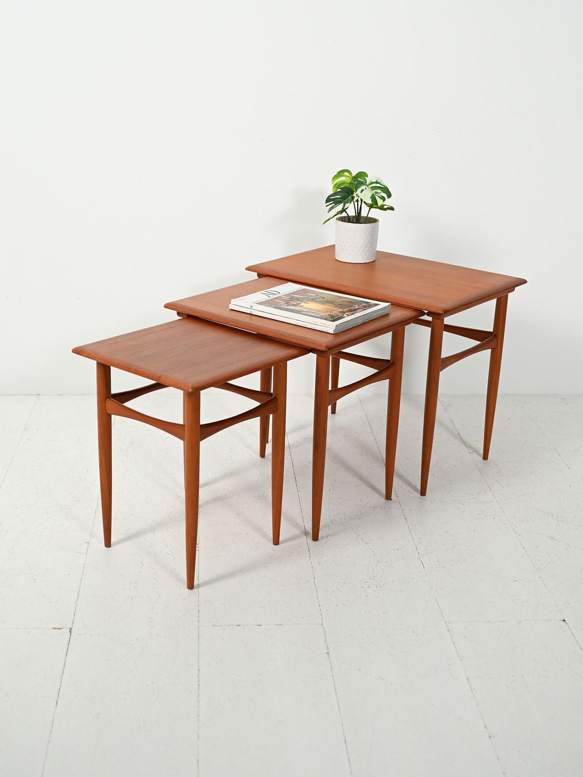 Scandinavian Teak Nesting Tables From The 1950s And 1960s