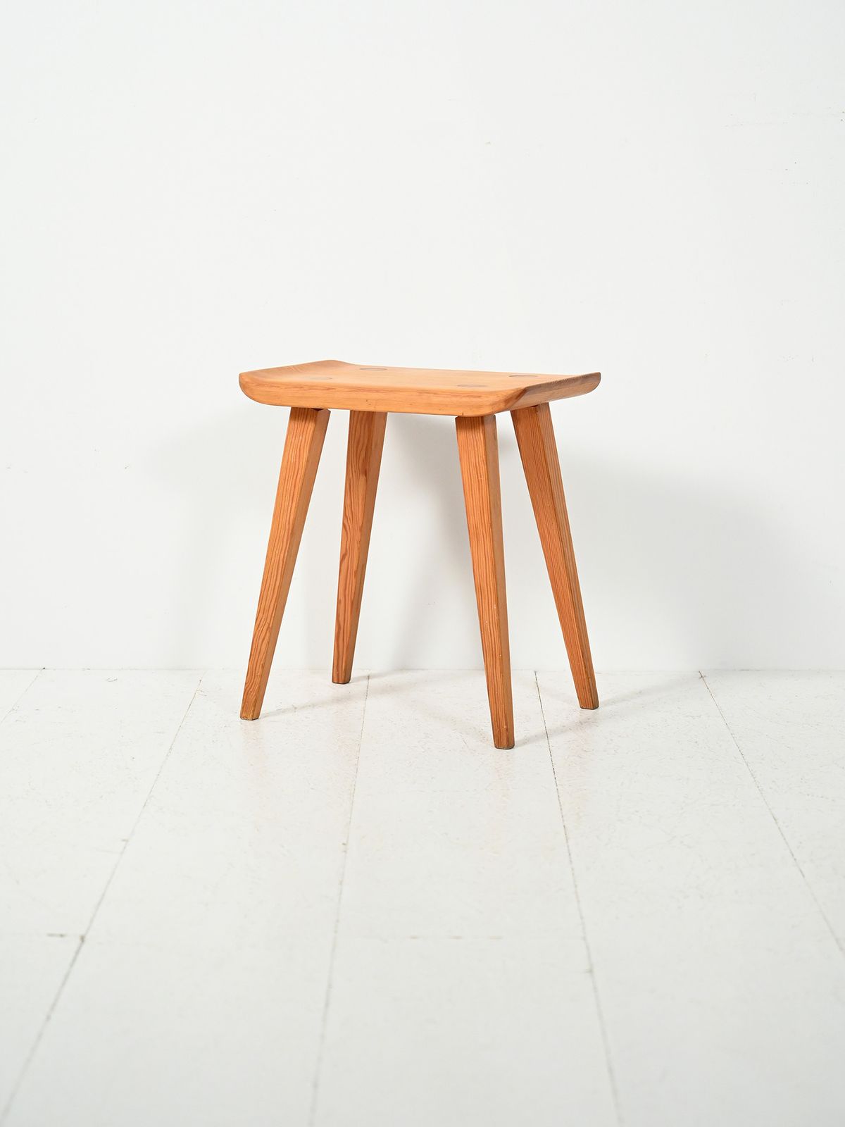 Vintage Swedish Stool “Visingsö” By Carl Malmsten