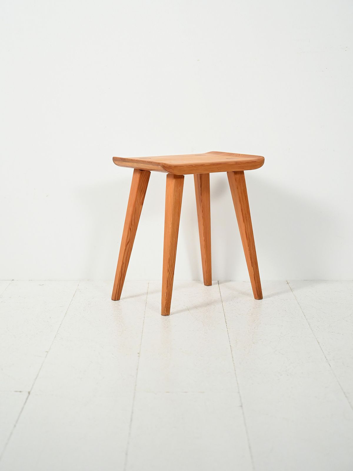 Vintage Swedish Stool “Visingsö” By Carl Malmsten photo furniture