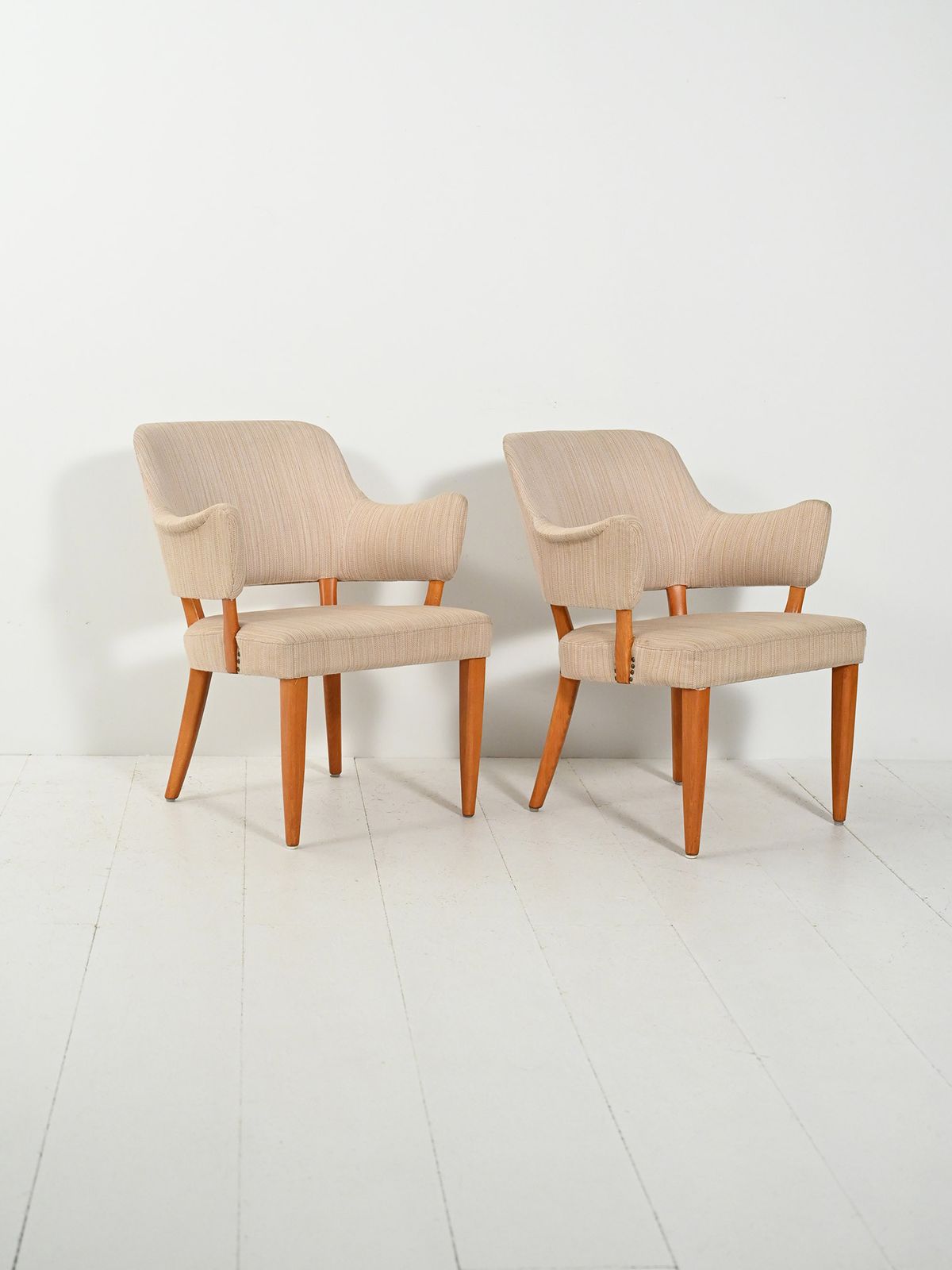 Pair Of “Lata Greven” Armchairs By Carl Malmsten photo Furniture