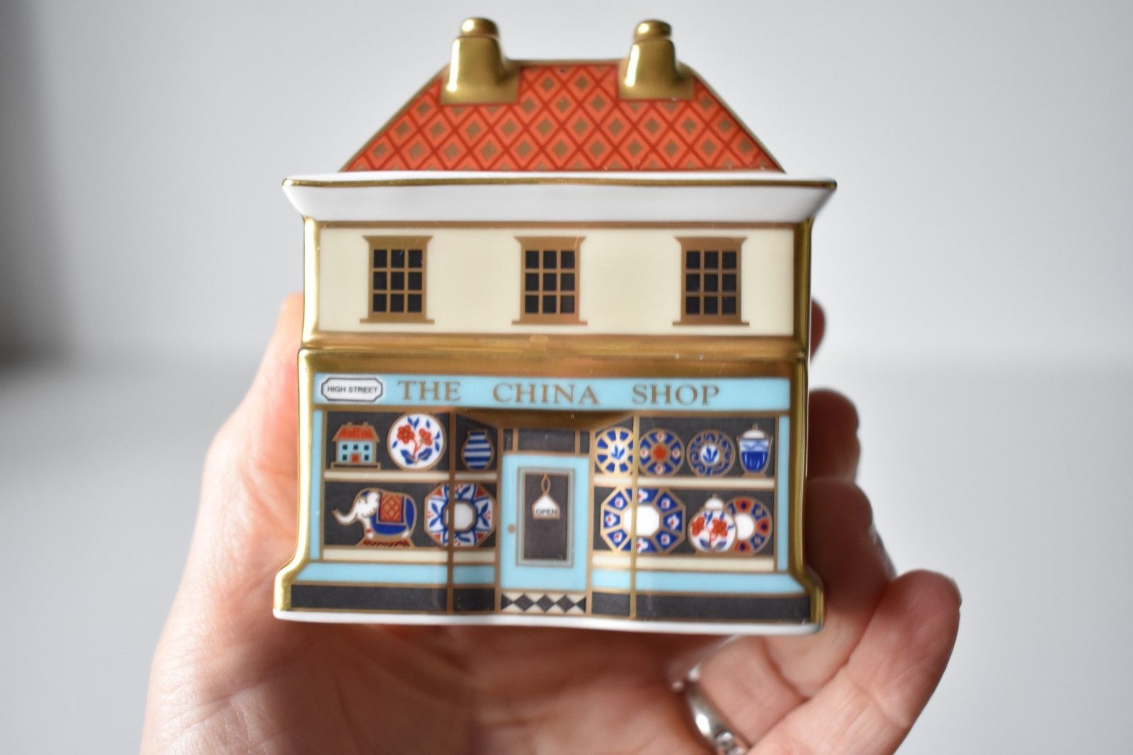 photo for sale Royal Crown Derby The China Shop  Paperweight 2001 Bone China No Box (O)