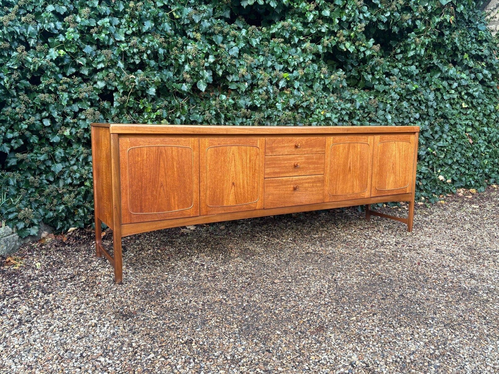 Vintage Mid Century Nathan Squares Teak Sideboard photo furniture