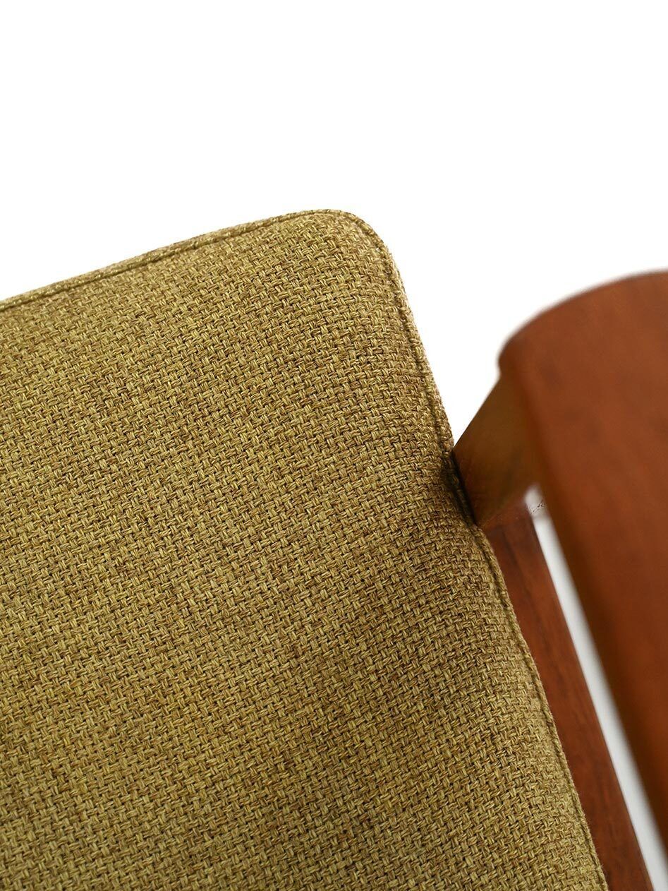 photo buy Pair Of Danish Teak Armchairs With Green Upholstery