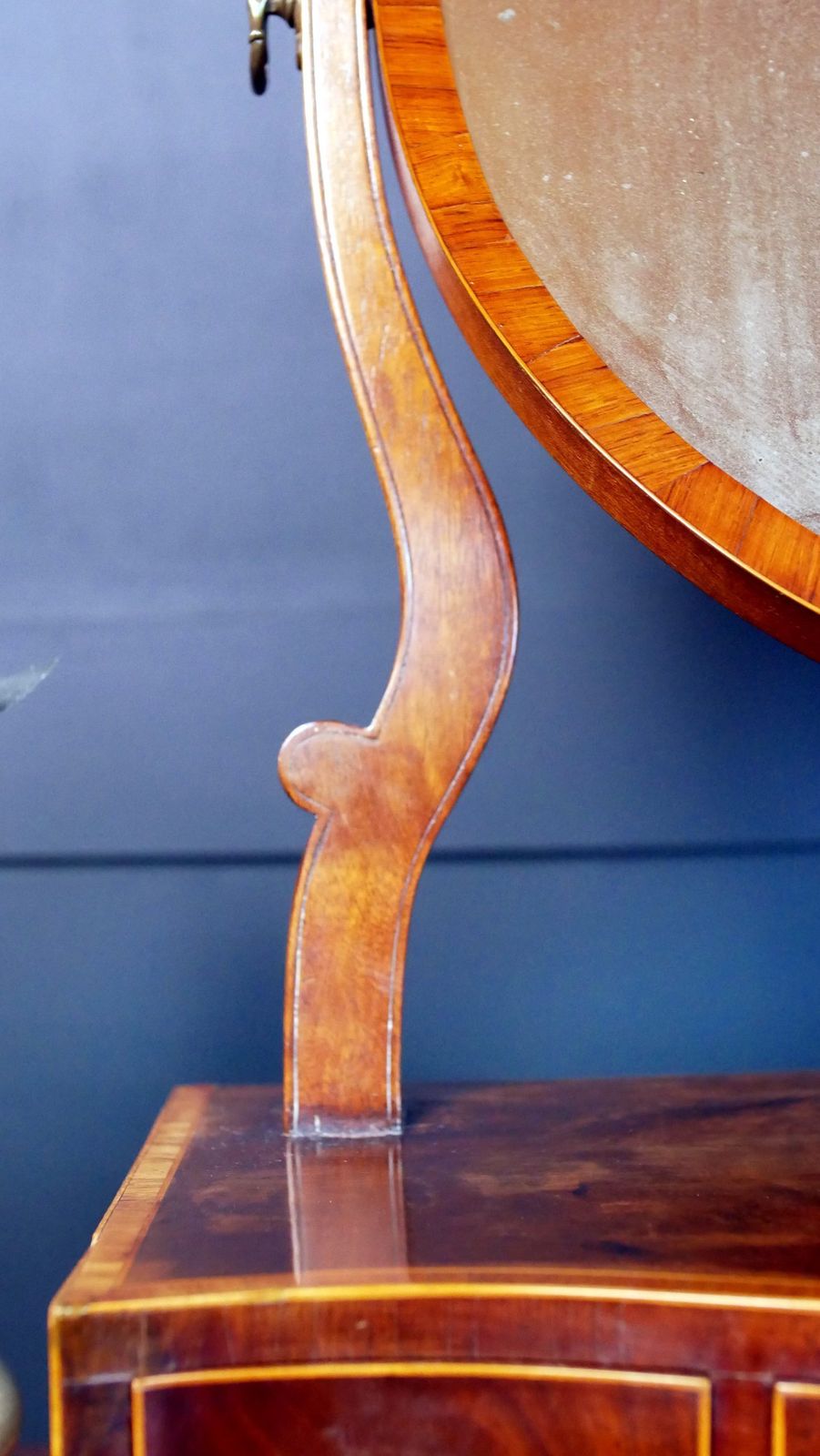 photo furniture Georgian Mahogany Toilet Table Mirror