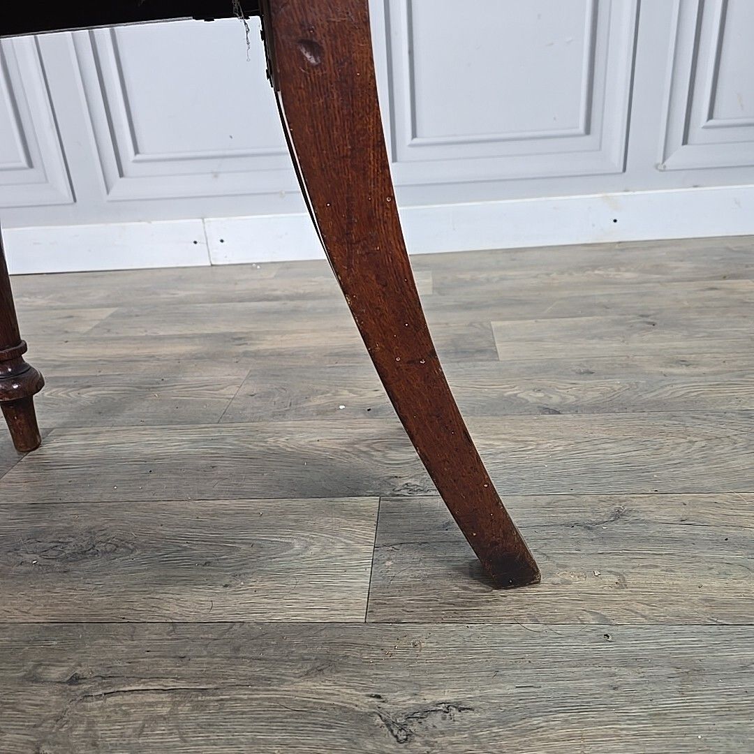 150.0 Antique Solid Wooden Chair Victorian With Carved Shield Back Walnut? Hallway photo