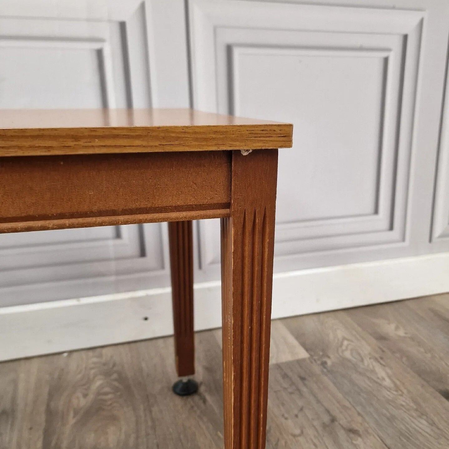 Mid Century Coffee Table Formica Wood Scandi Retro Danish Inspired photo vintage