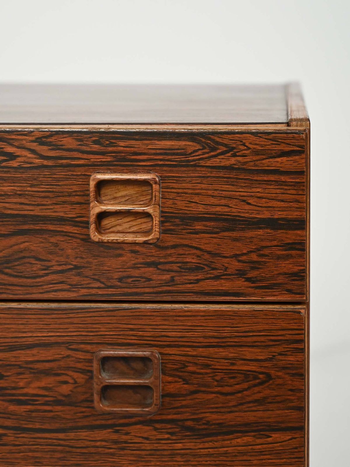 Danish Chest Of Drawers With Rosewood Effect Denka photo vinterior