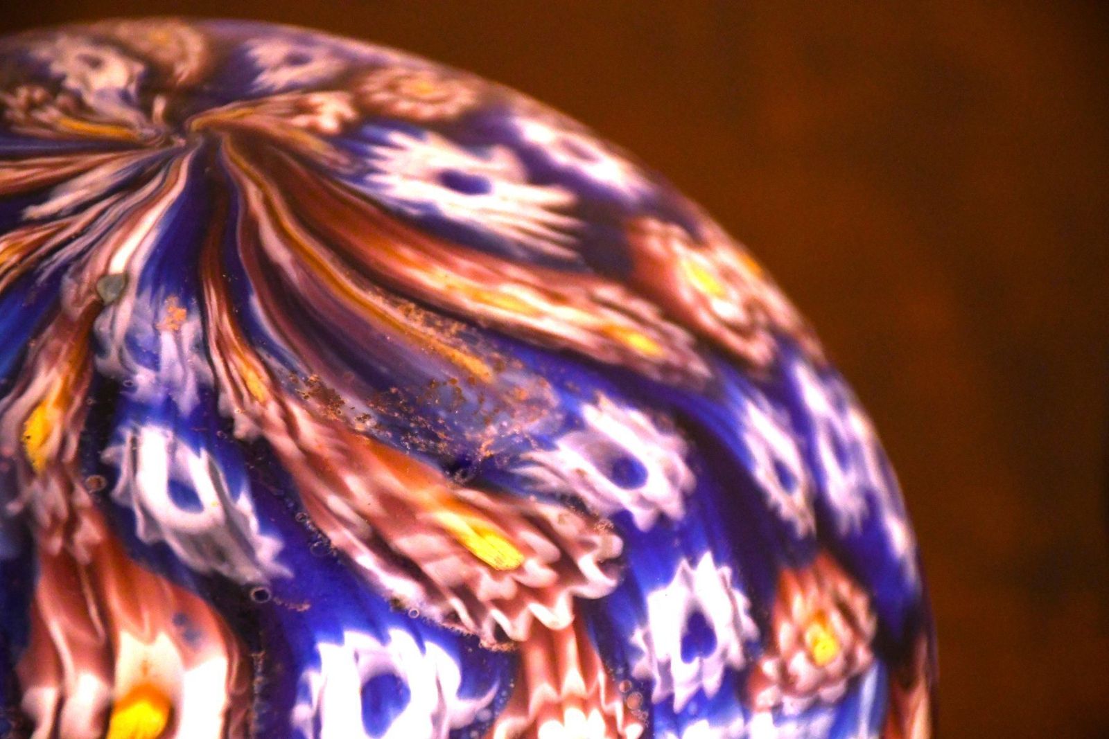 Lighting Italian Art Glass Table Lamp By Fratelli Toso, 1930s photo