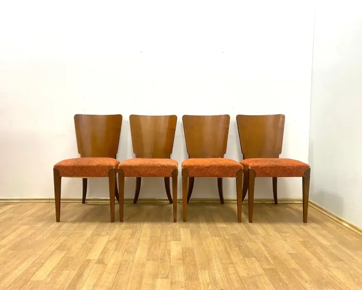 Set Of 4 Chairs, Jindřich Halabala, 1960s, Czechoslovakia