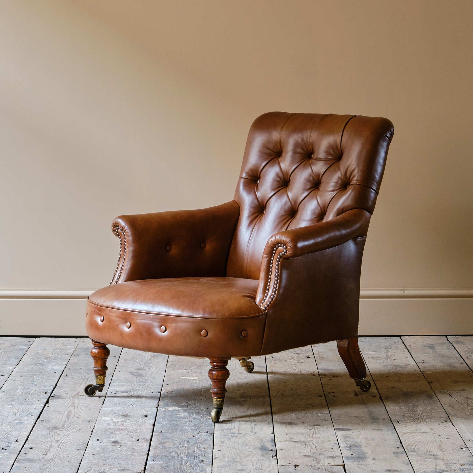 Mid 19th Century Howard & Sons Armchair photo vintage