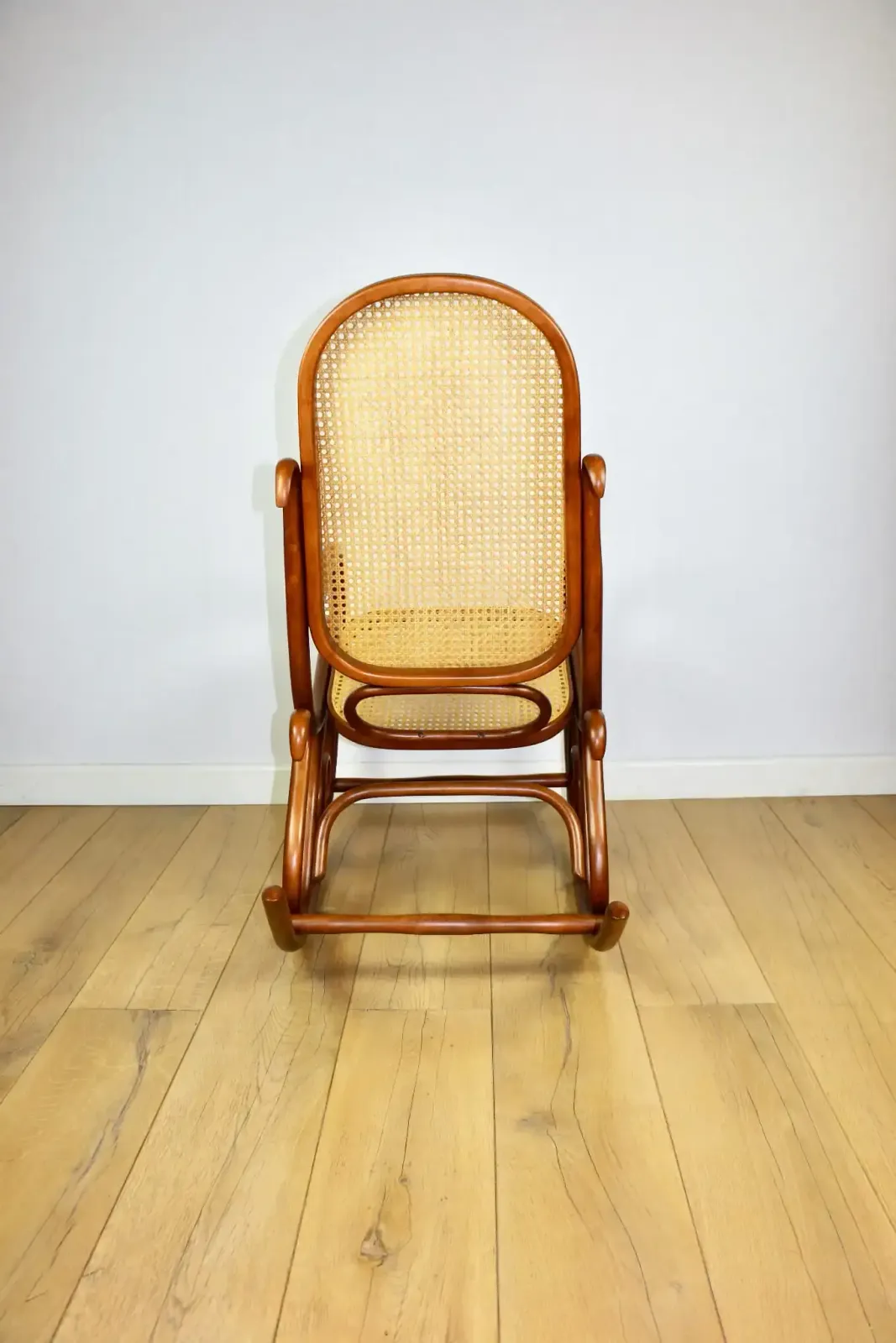 Rocking Chair, Original Light Brown, 1970s   Perfect As New photo vinterior