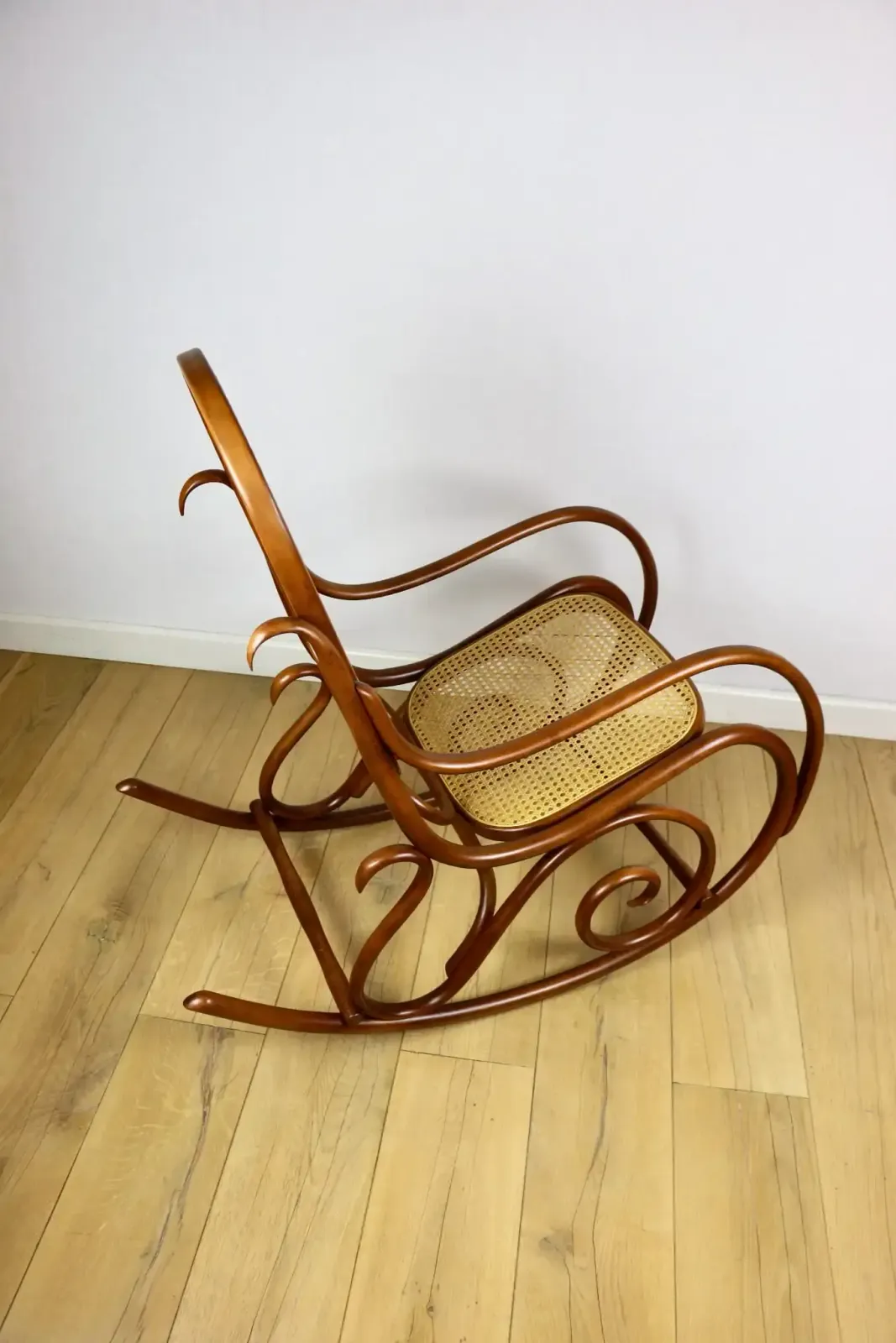 Rocking Chair, Original Light Brown, 1970s   Perfect As New photo vintage