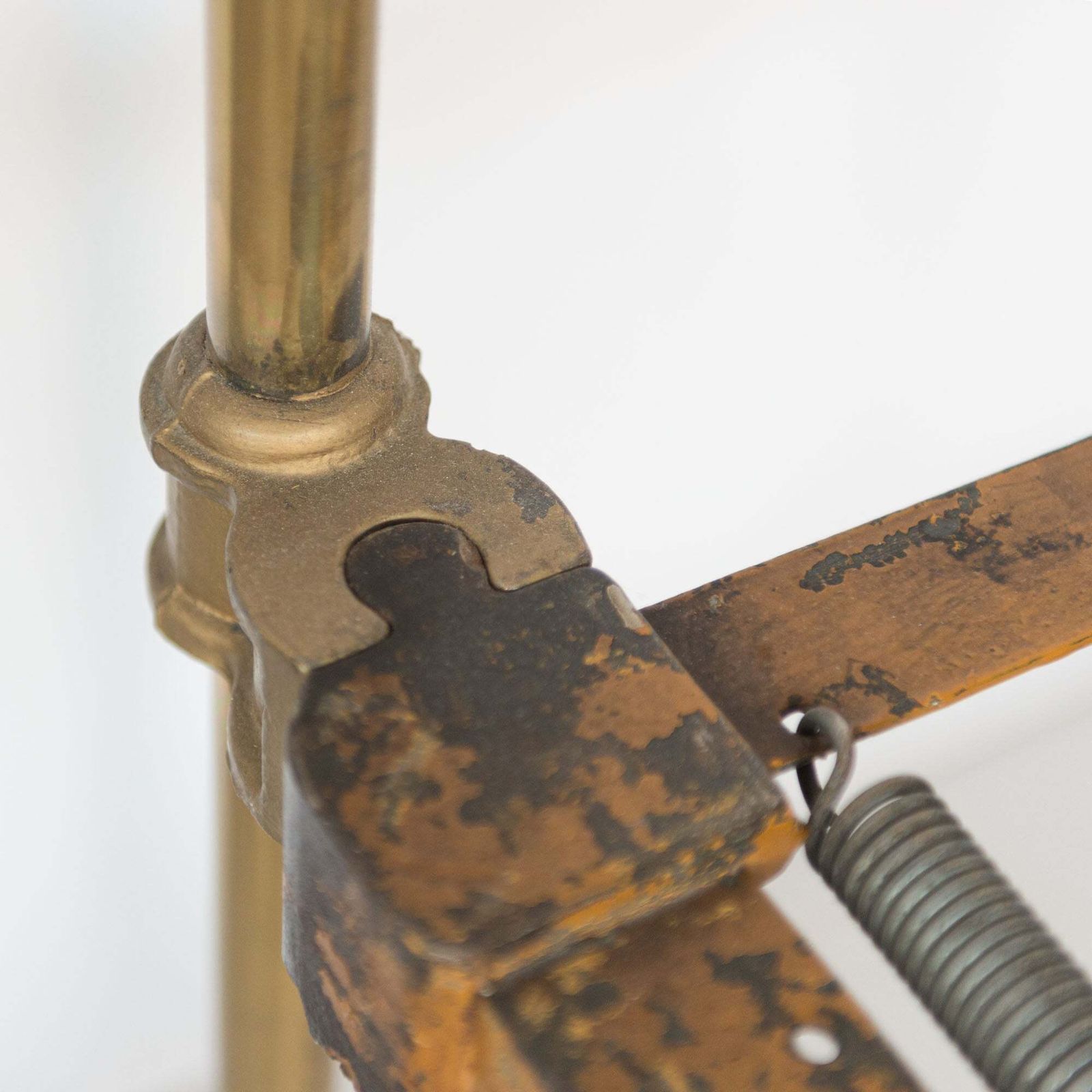 photo for sale Paar Antieke Edwardiaanse Messing Tweepersoonsbedden