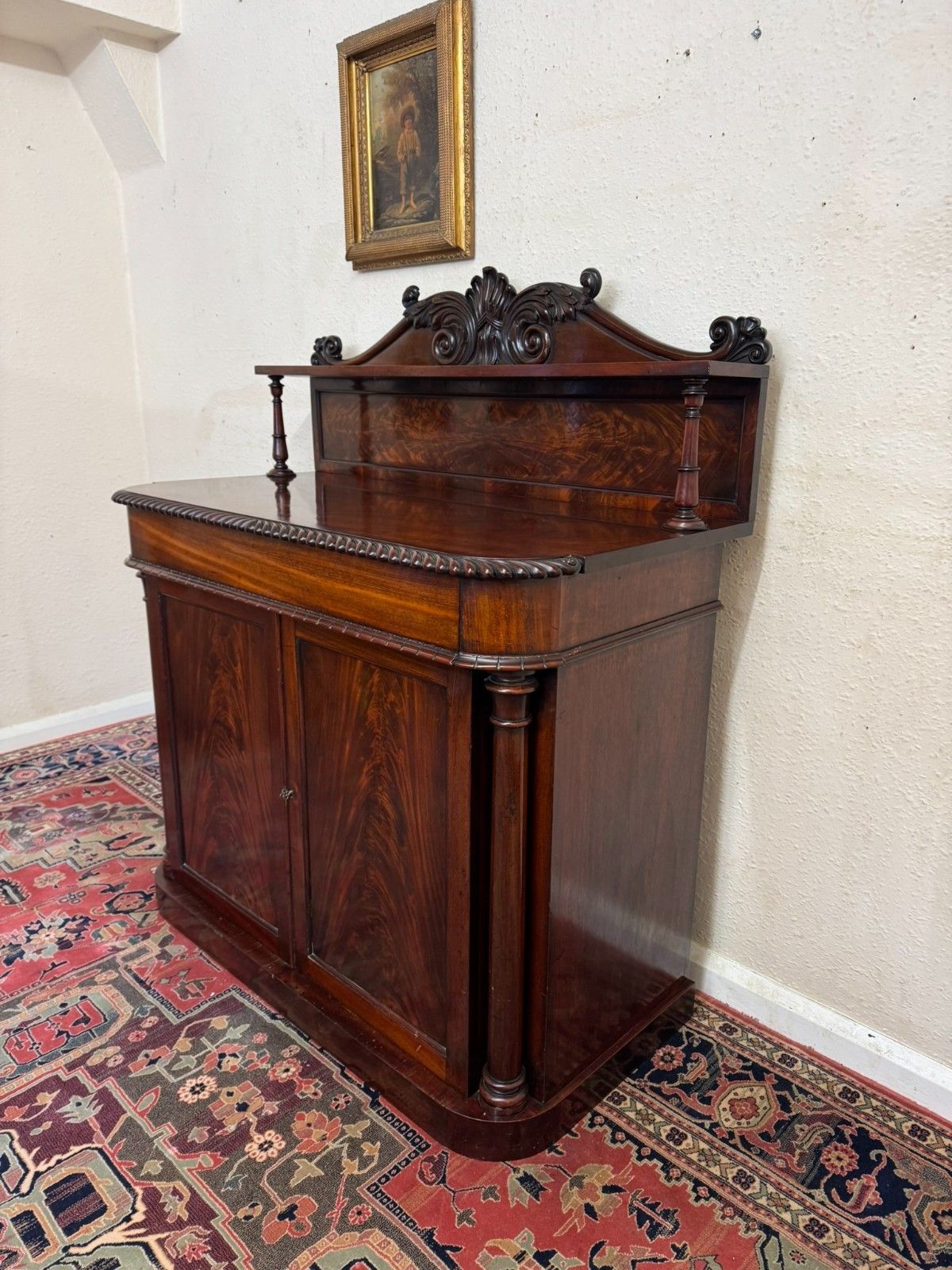 Outstanding Quality Antique Mahogany Side Cabinet Circa 1830 photo furniture