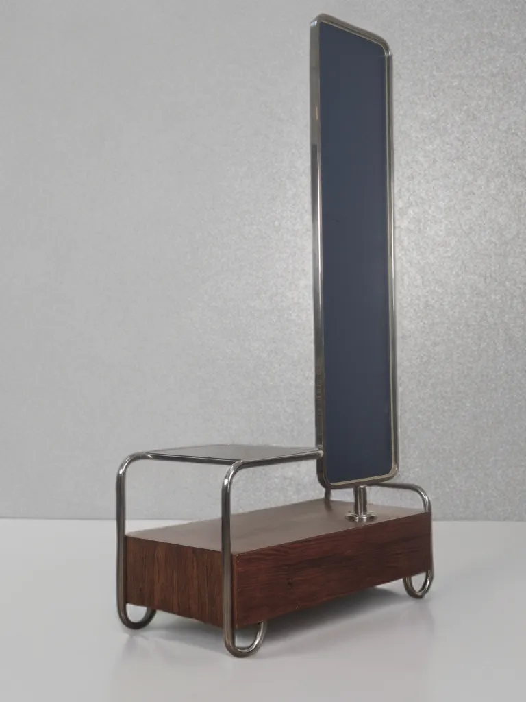 Bauhaus Tubular Steel Dressing Cabinet By Slezak, 1930 photo vintage