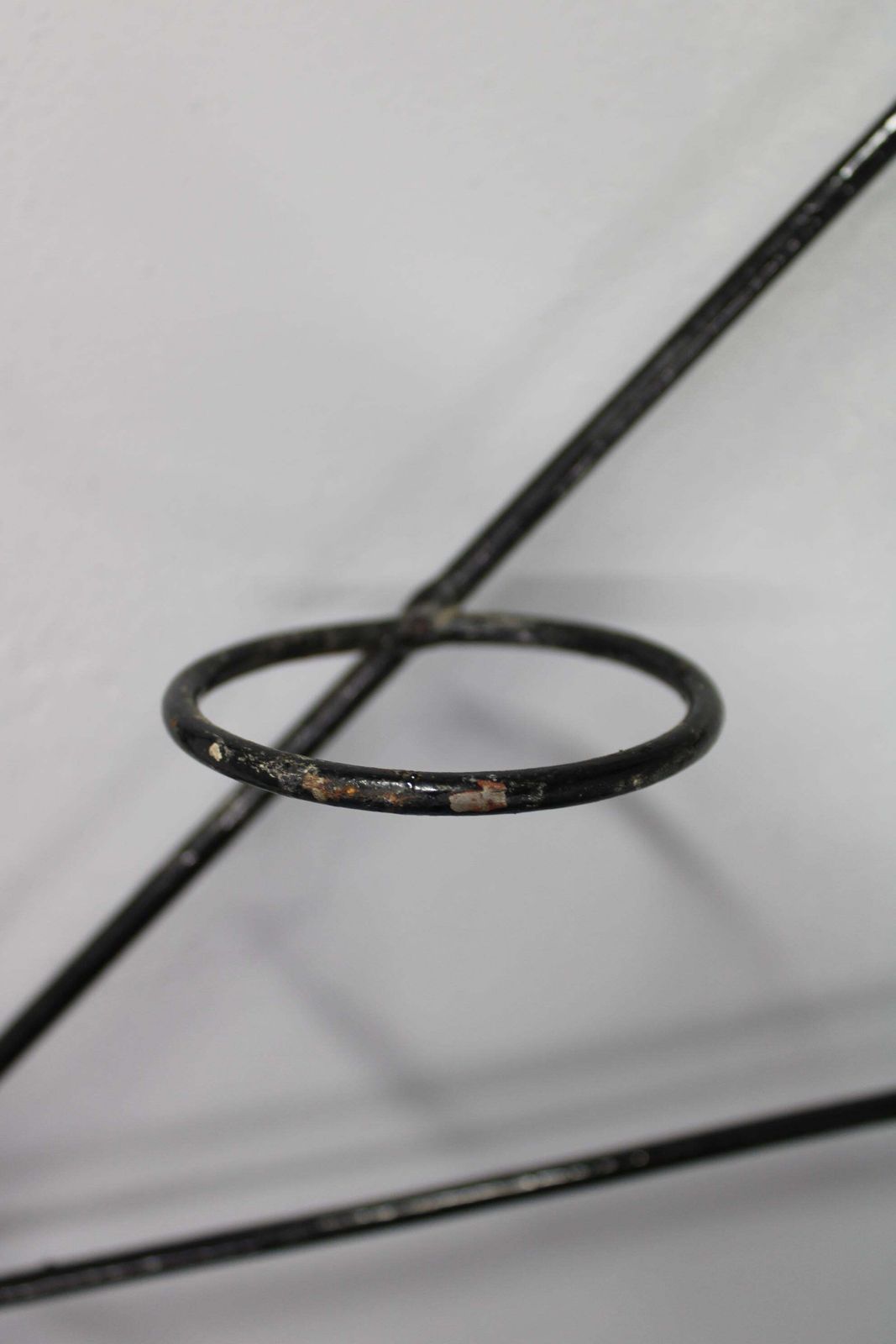 photo for sale Mid Century Black Metal Room Divider Planter, 1970s