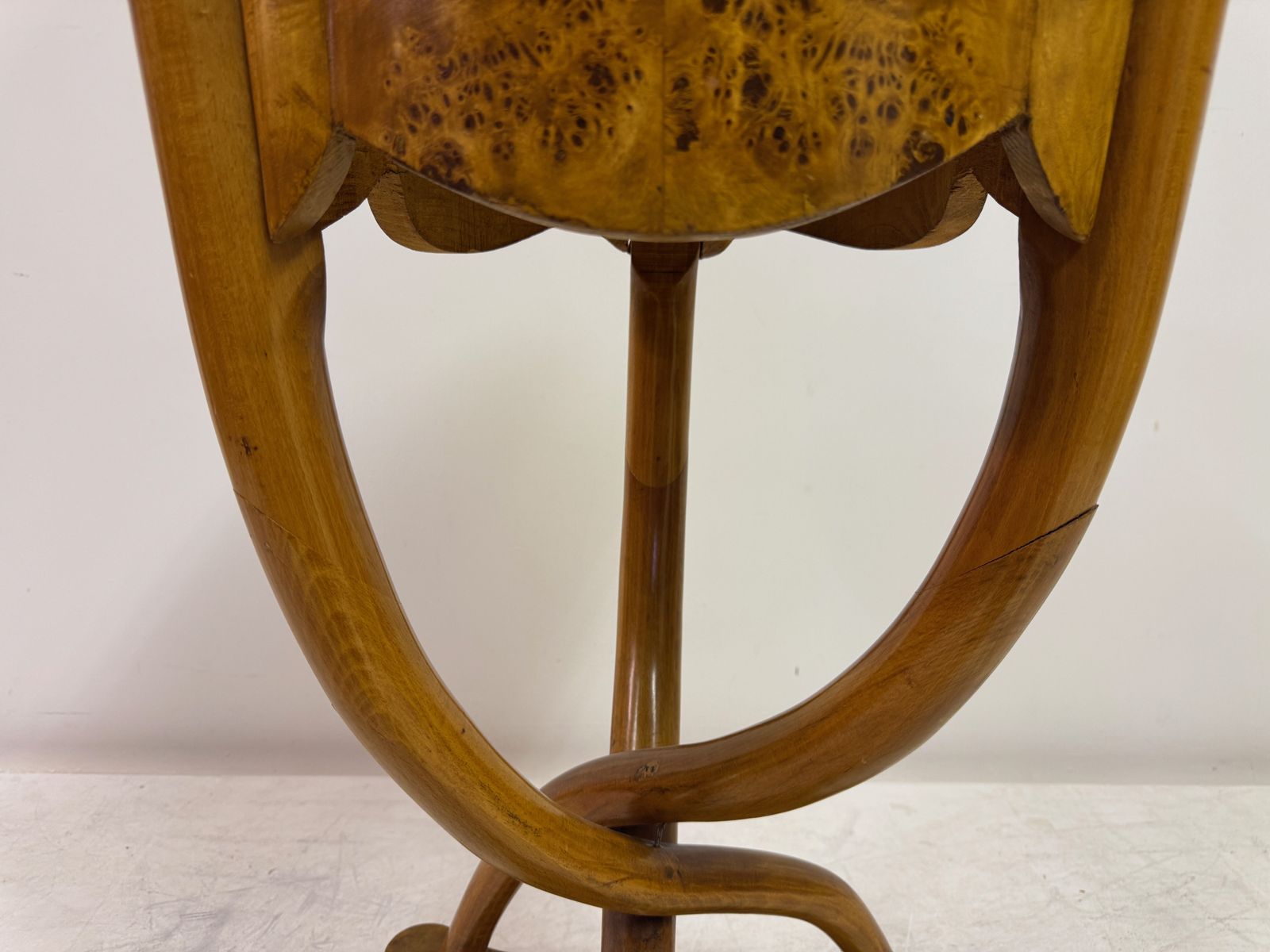 Early 20th Century Italian Burr Wood Occasional Table photo 895.0