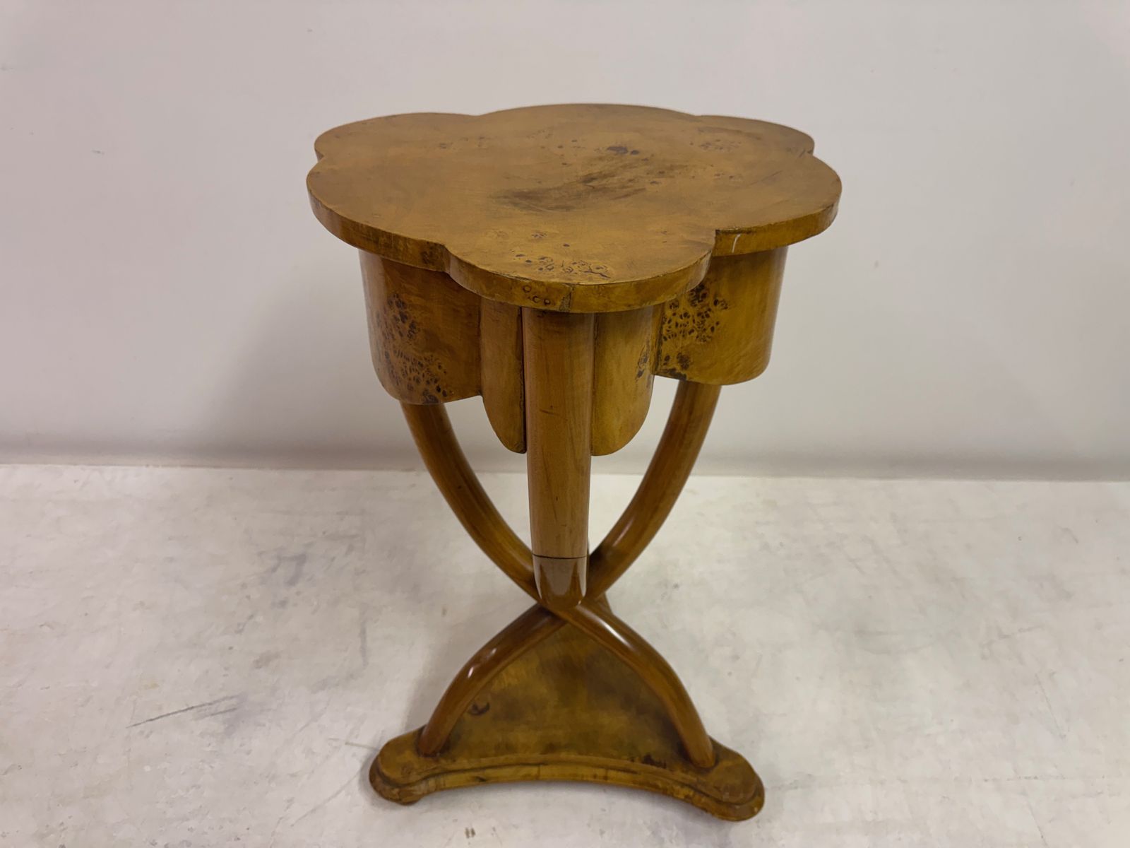photo for sale Early 20th Century Italian Burr Wood Occasional Table