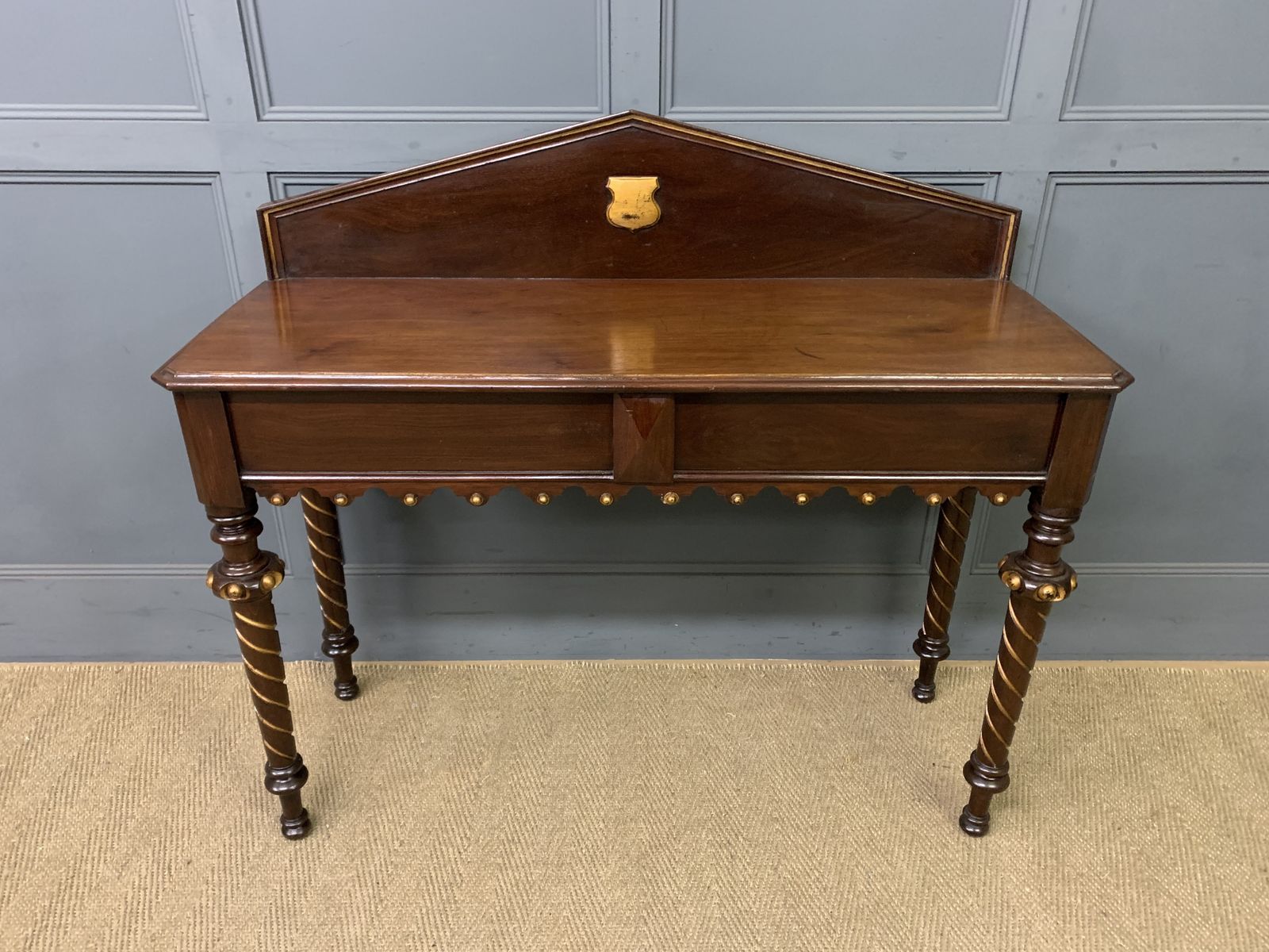 Victorian Mahogany Hall Table, 1800s photo for sale